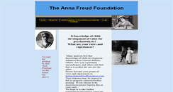 Desktop Screenshot of annafreudfoundation.com
